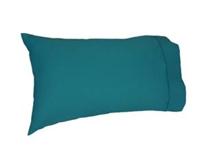 Easy Rest - Soft and Elegant 250TC Pure Cotton Percale Pillow Case (Standard) - Teal