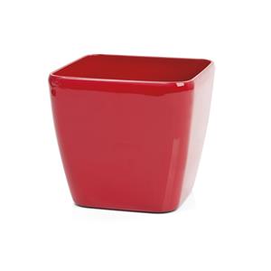 Eden 18cm Red Self Watering Square Pot