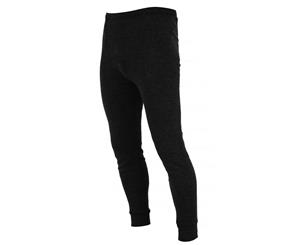 Floso Mens Thermal Underwear Long Johns/Pants (Viscose Premium Range) (Black) - THERM106