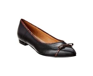 French Sole Victor Leather Flat