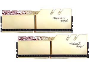 G.Skill Trident Z Royal Gold (F4-3200C16D-16GTRG) 16GB Kit (8GBx2) DDR4 3200 Desktop RAM