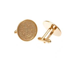 Leicester City Fc Gold Plated Cufflinks (Gold) - TA2508