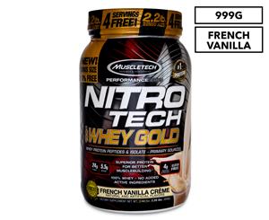 Muscletech Nitro-Tech 100% Whey Gold French Vanilla Creme 999g