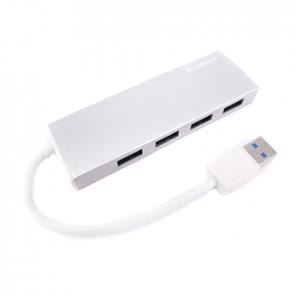 Simplecom CH309 (Silver) USB3.0 4-Port Aluminium HUB (Without Power Adapter)