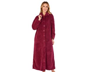 Slenderella HC4328 Housecoats Dressing Gown - Raspberry