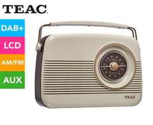 TEAC Retro DAB+ AM/FM Radio - White