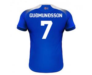2018-2019 Iceland Home Errea Football Shirt (Gudmundsson 7)