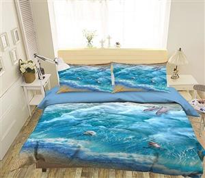 3D Dolphin Starfish 211 Bed Pillowcases Quilt