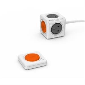 Allocacoc PowerCube 4 Power Outlet with Remote Control (1.5M Power Cable)