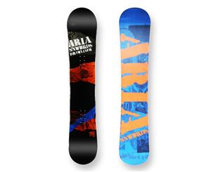 Aria Snowboard Draw Liner Orange And Camber Capped 157cm - Blue