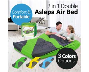 Bestway 2 in 1 Double 1.91M Aslepa Air Bed - Yellow