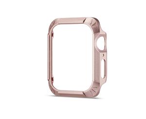 Catzon Apple Watch Soft Slim TPU+PC Protective Case Flexible Anti-Scratch Bumper Cover Series 4 - Rose Red