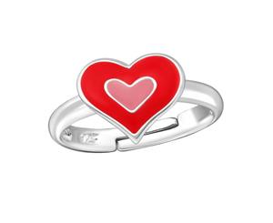 Children's Sterling Silver Heart Ring