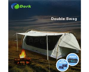Derk Double Camping Swags Canvas Free Standing Dome Tentceladon