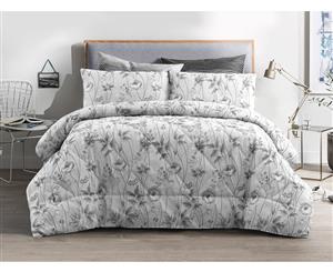 Dreamaker Jacquard Print Comforter Set Love of Butterfly