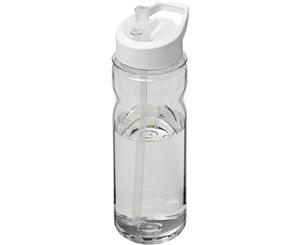 H2o Base Tritan 650Ml Spout Lid Sport Bottle (Transparent/White) - PF2849