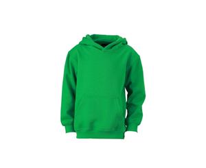 James And Nicholson Childrens/Kids Hooded Sweatshirt (Fern Green) - FU485