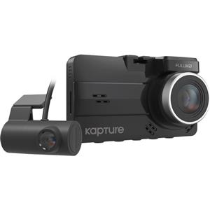 Kapture KPT-732 Dual Channel 3" Full HD Dash Cam with 720P Internal Rear Camera