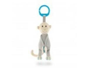 Matchstick Monkey - Knitted Hanging Monkey Toy (Blue)