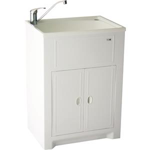 Milena SOLO - 45L Poly Laundry Trough and Poly Cabinet