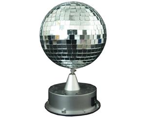 Mirror Ball With LED Base