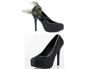 Peacock Sparkle 5 High Heel Adults Shoes&quot69.99"