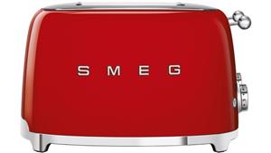 Smeg Slot 4 Slice Toaster - Red