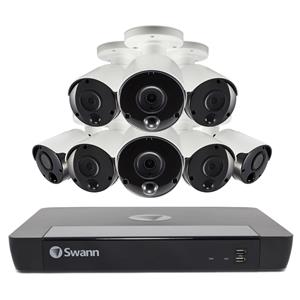 Swann 16 Channel Security System 4K Ultra HD with 2TB HDD & 8 x 4K Thermal Sensing Bullet Cameras