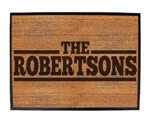 the surname robertsons - Funny Novelty Birthday doormat floor mat floormat
