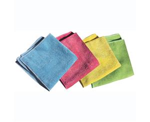 4pc E-Cloth General Purpose Cleaning Kitchen Dish Car Gym Wash Towel Fibre Cloth