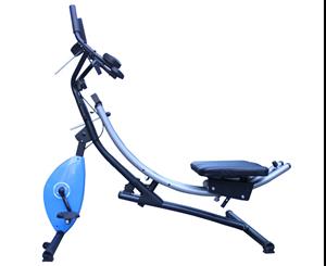 Abdominal Crunch Coaster Stationary AB Bike Home Fitness Equipment Workout Machine
