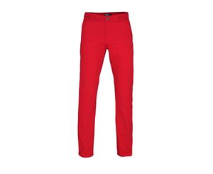 Asquith & Fox Mens Classic Casual Chinos/Trousers (Cherry Red) - RW3473