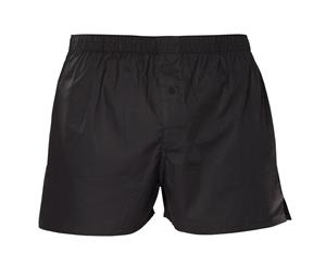 Asquith & Fox Mens Classic Elasticated Boxers/Underwear (Black) - RW4912