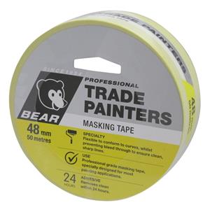 Bear 48mm x 50m Trade Painters Masking Tape