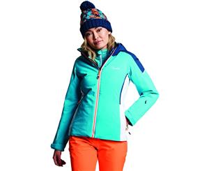 Dare 2b Womens Contrive Waterproof Breathable Warm Ski Coat - Aqua/BlueWng