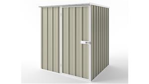 EasyShed S1515 Tall Flat Roof Garden Shed - Merino