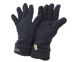 Floso Ladies/Womens Thinsulate Winter Knitted Gloves (3M 40G) (dark grey) - GL195