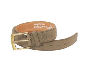 Forest Mens Thick Real Leather Belt (Grey) - BL173