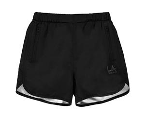 LA Gear Girls Woven Shorts Pants Bottoms Junior - Black