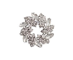 Lovisa Crystal Jewelled Wreath Brooch