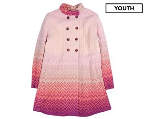 Missoni Women's Double-Breasted Coat - Light Pink