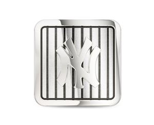 New York Yankees Pin For Women In Sterling Silver Design by BIXLER - Sterling Silver