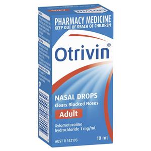 Otrivin Nasal Drops Adult 10mL