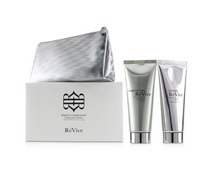 ReVive Perfect Companions Purifying Travel Collection Purifying Clay Mask 75g + MicroResurfacing Treatment 75g 2pcs+1bag