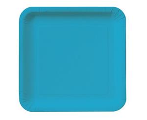 Turquoise Square Lunch Plates