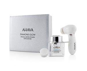 Ahava Diamond Glow Facial MicroPolish Exfoliator (1x MicroExfoliating Cream 50ml 1x Cleansing Device 1x Brush Head) -