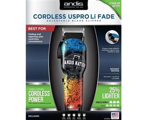 Andis Cordless USPro Li Fade Adjustable Blade Clipper