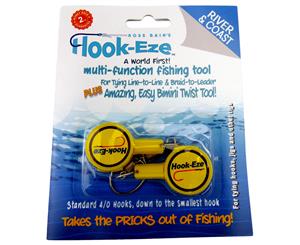 Hookeze Multi Function Fishing Tool River & Coast for Tying Hooks Swivels Jigs Speed Clips Line to Line + Line Cutter. 5 Colours Cover 2 Rods.