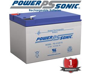 Powersonic PS12120 12V 12amp SLA Battery F2 Terminal Spill Proof Construction