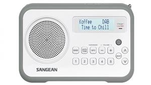 Sangean DAB+/FM-RDS Digital Radio Receiver - White/Grey